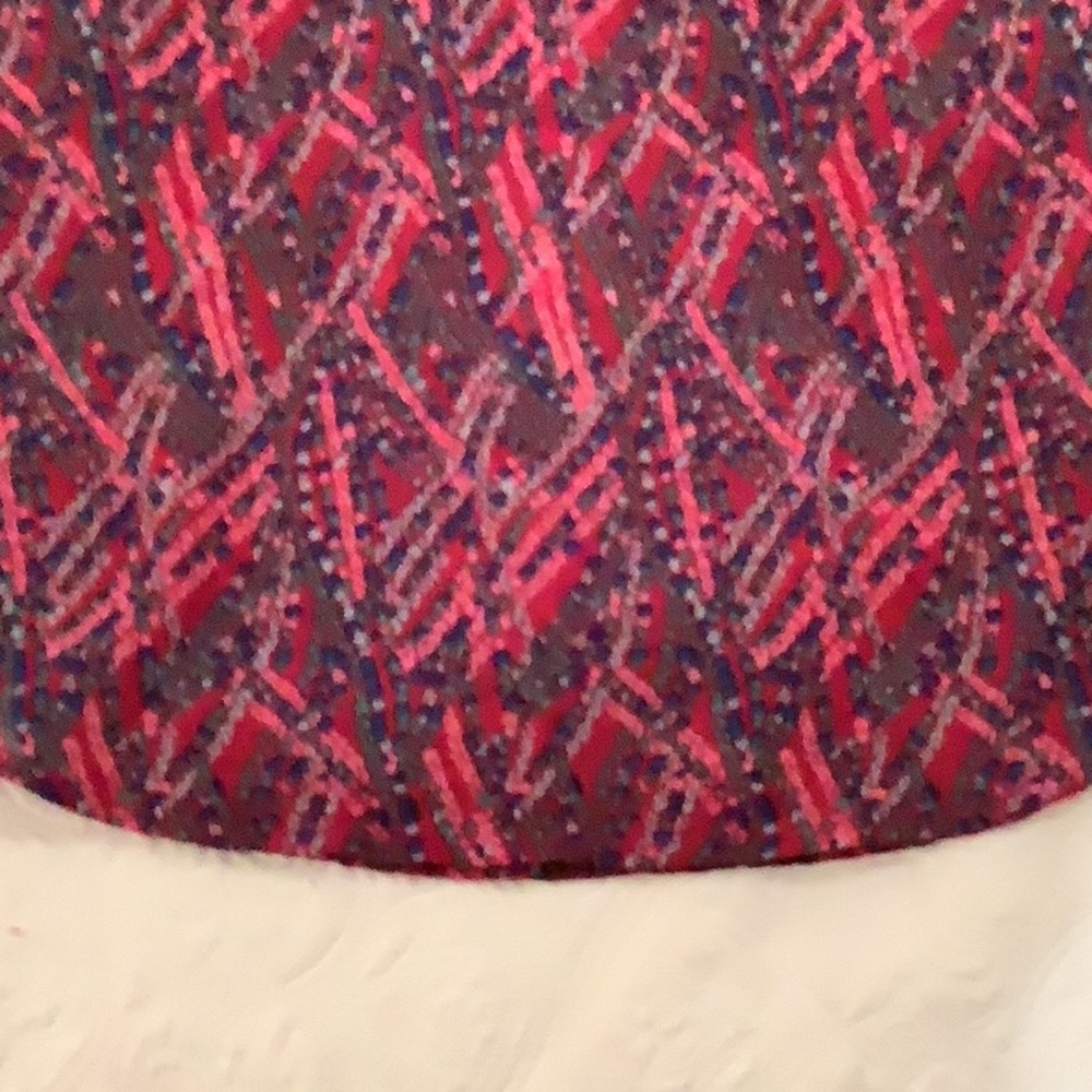 Fun2fun Sheer, Berry Colored, Split Neck Blouse S… - image 6